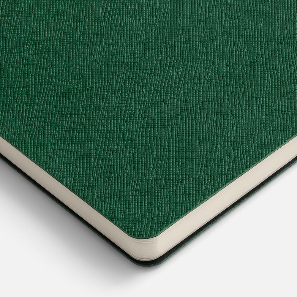 Ежедневник Lungo, недатированный, зеленый / Миниатюра WWW (1000)