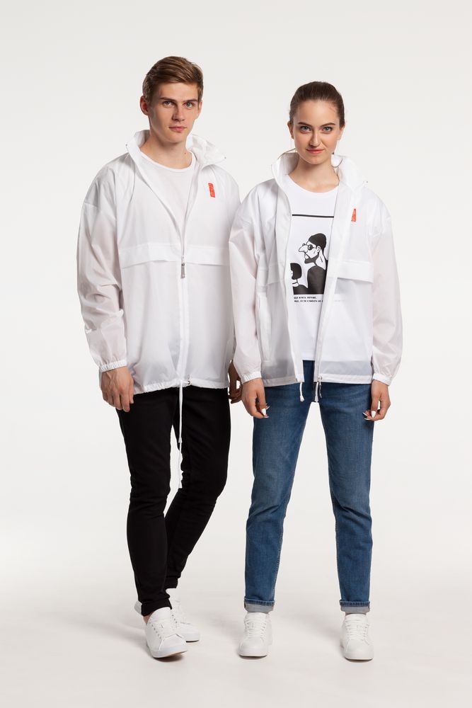 Ветровка «Вечные ценности. Счастье», белая / Миниатюра WWW (1000)