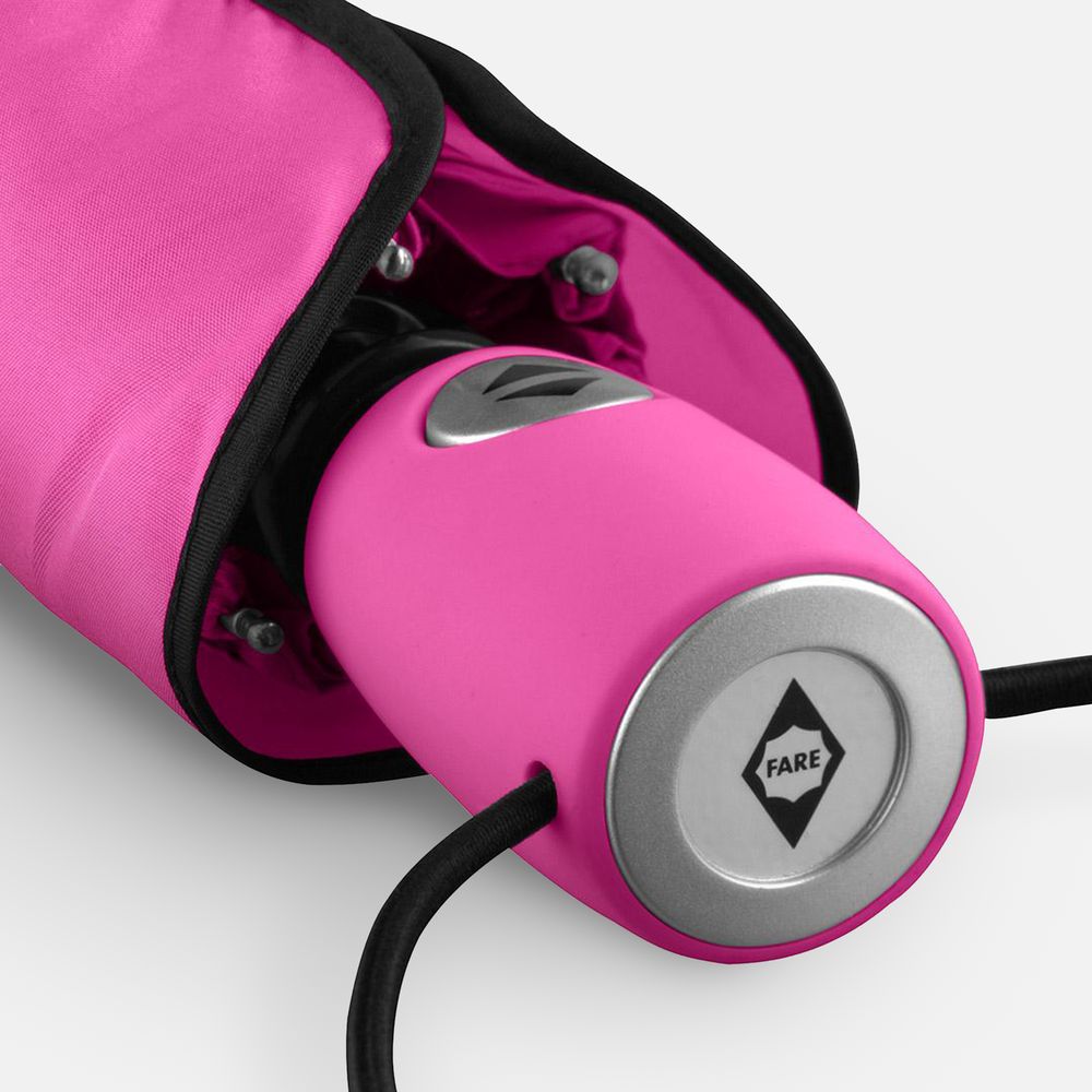 Зонт складной AOC, розовый / Миниатюра WWW (1000)