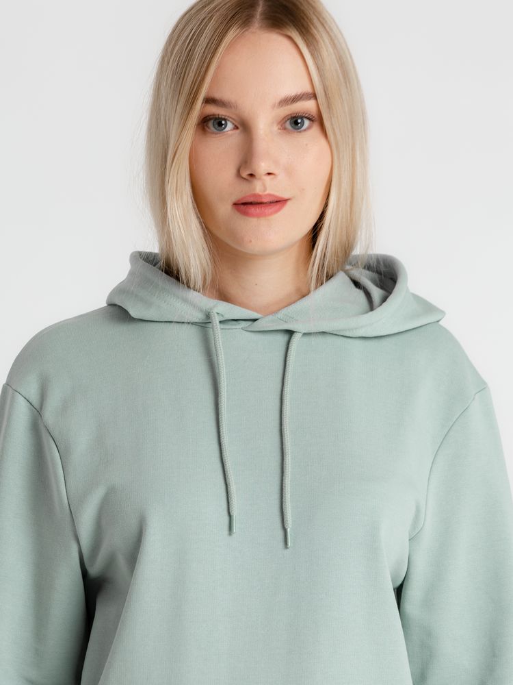 Толстовка с капюшоном унисекс Hoodie, серо-зеленая / Миниатюра WWW (1000)