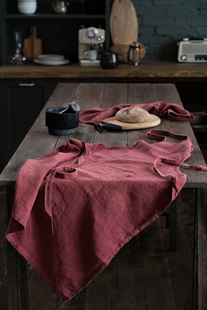 Фартук Fine Line, красный / Миниатюра WWW (1000)