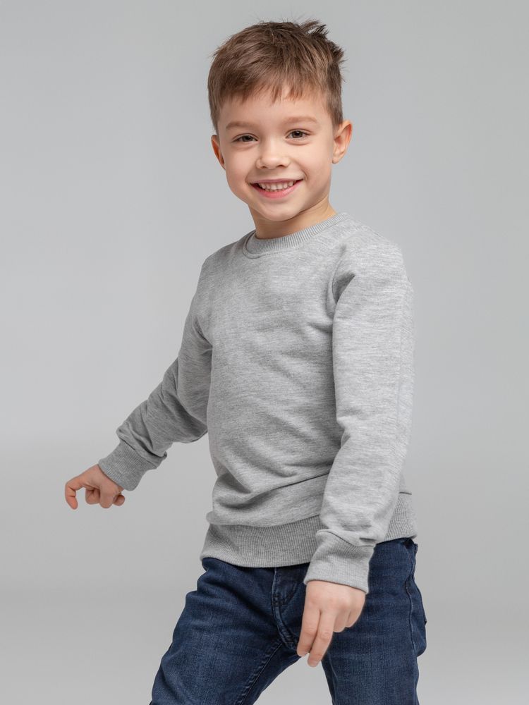 Свитшот детский Toima 2.0 Kids, серый меланж / Миниатюра WWW (1000)