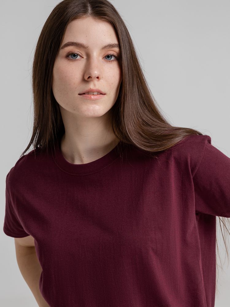 Футболка Imperial 190, бордовая / Миниатюра WWW (1000)