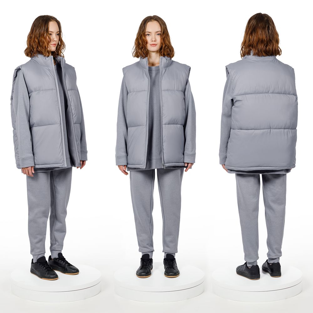 Жилет двусторонний V2, серый / Миниатюра WWW (1000)