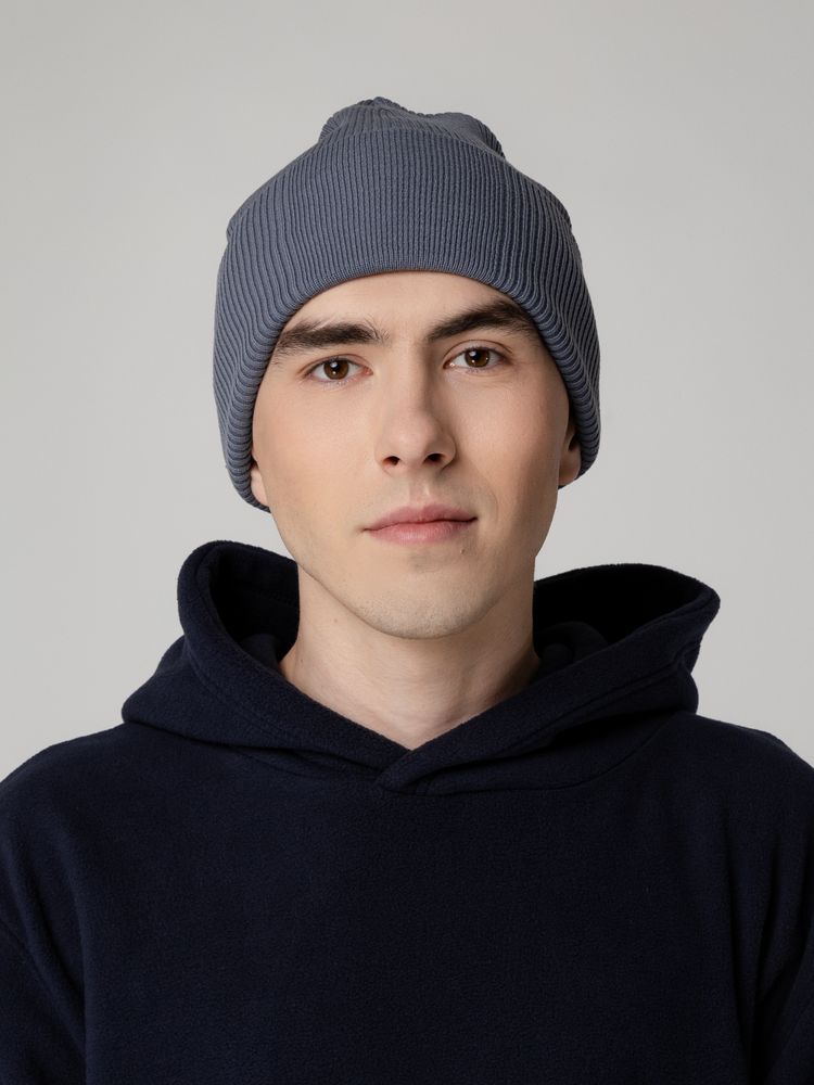 Шапка Real Rib, серая / Миниатюра WWW (1000)