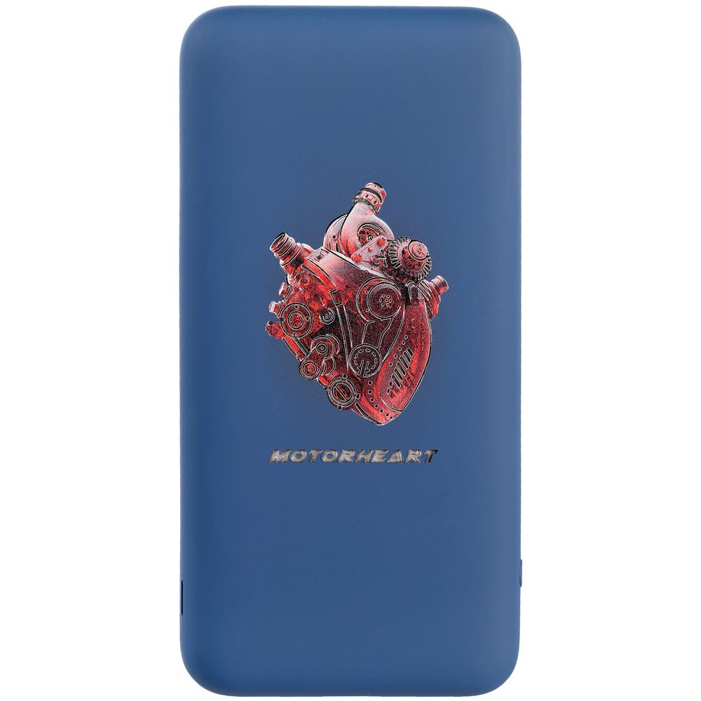 Аккумулятор с беспроводной зарядкой markBright Megapolis, 8000 мАч, синий / Миниатюра WWW (1000)