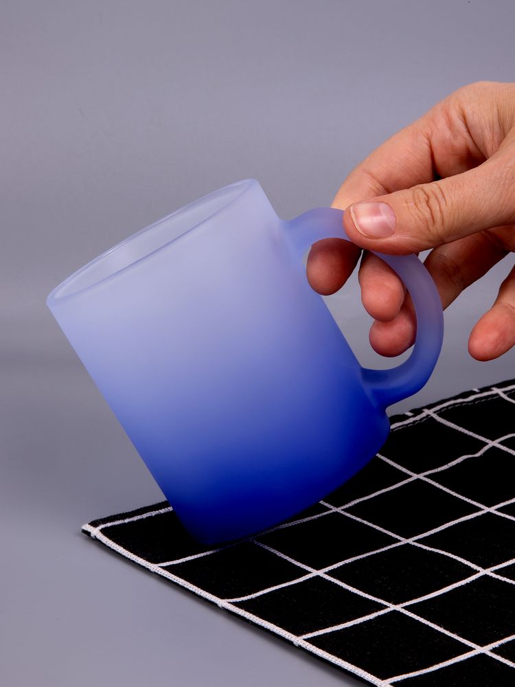 Кружка Grade Fade для сублимационной печати, матовая, темно-синяя / Миниатюра WWW (1000)