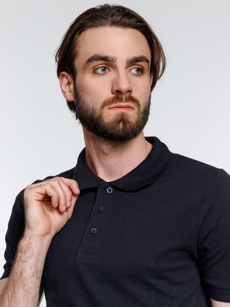 Рубашка поло мужская Adam, темно-синяя / Миниатюра WWW (1000)