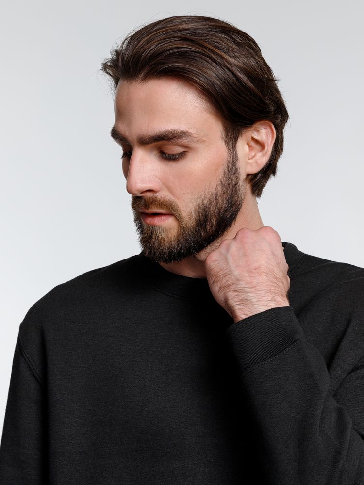 Свитшот унисекс Delta, черный / Миниатюра WWW (1000)