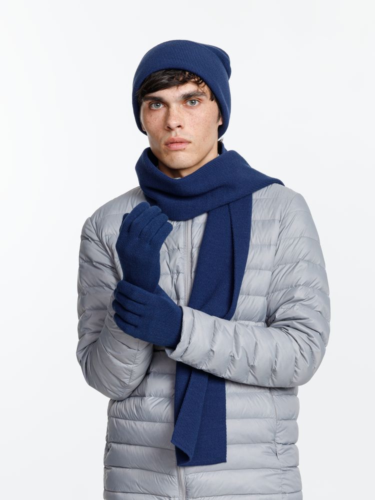 Перчатки Urban Flow, темно-синий меланж / Миниатюра WWW (1000)