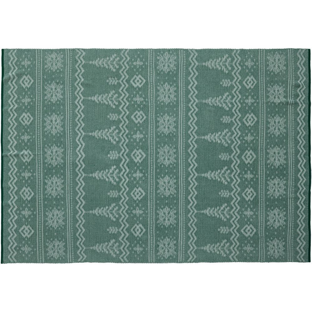 Плед Elnik, зеленый с молочно-белым / Миниатюра WWW (1000)