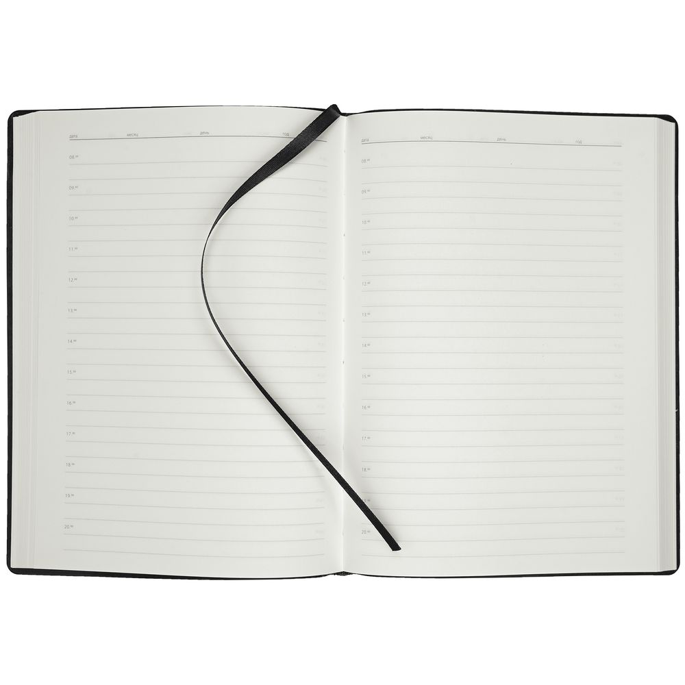 Ежедневник Tact, недатированный, черный / Миниатюра WWW (1000)