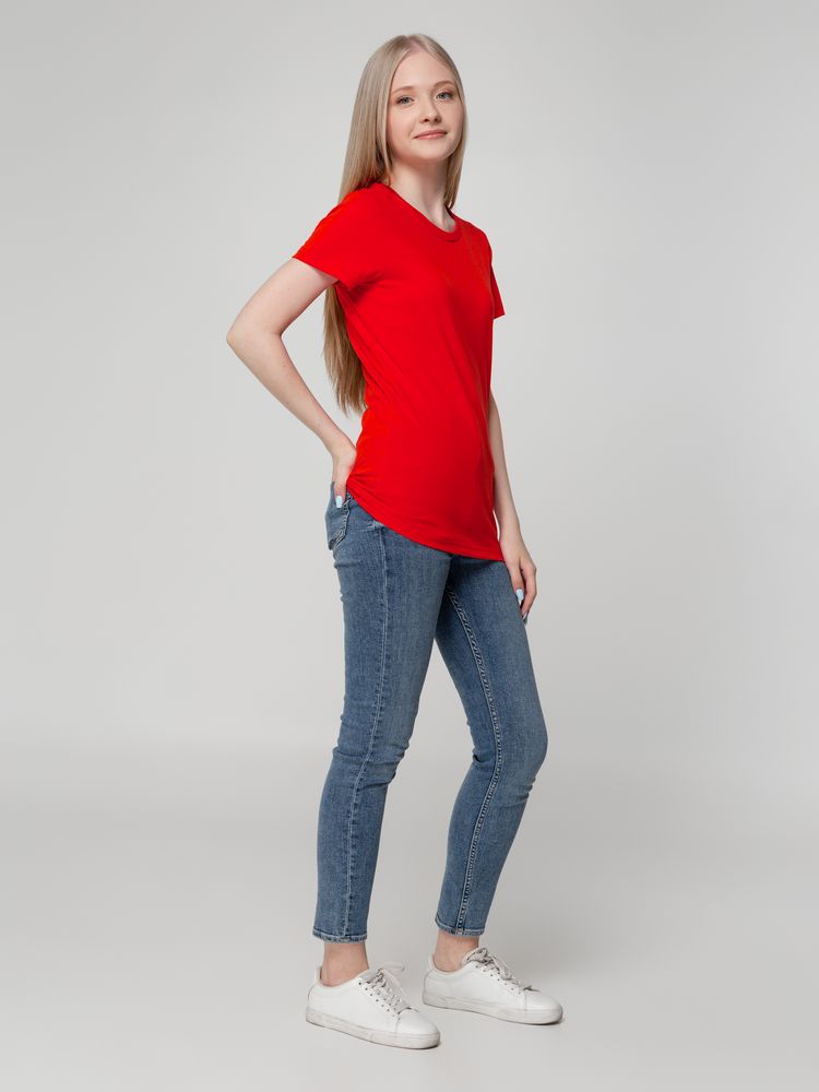 Футболка женская T-bolka Lady, красная / Миниатюра WWW (1000)