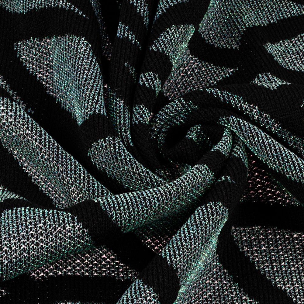 Плед Serpentica, черный с люрексом / Миниатюра WWW (1000)