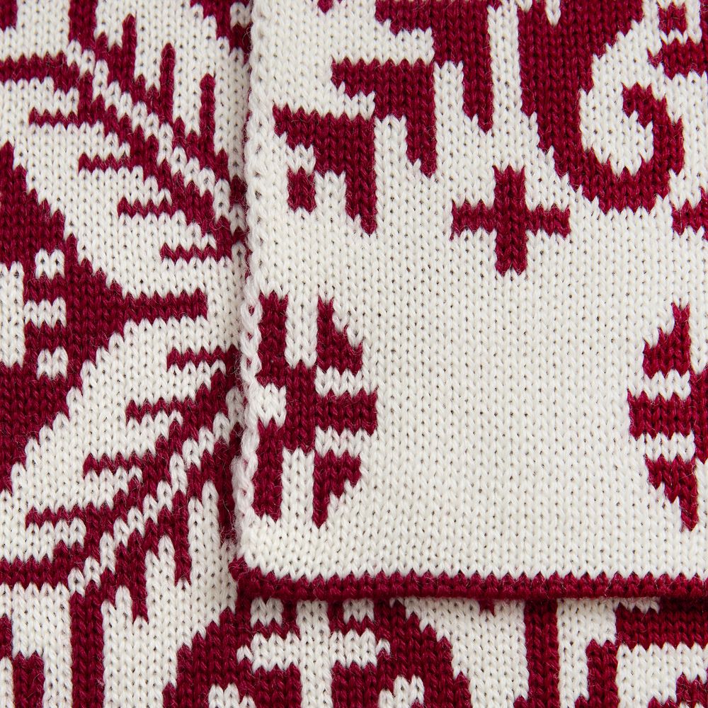 Шарф Wintertude L, красный с белым / Миниатюра WWW (1000)