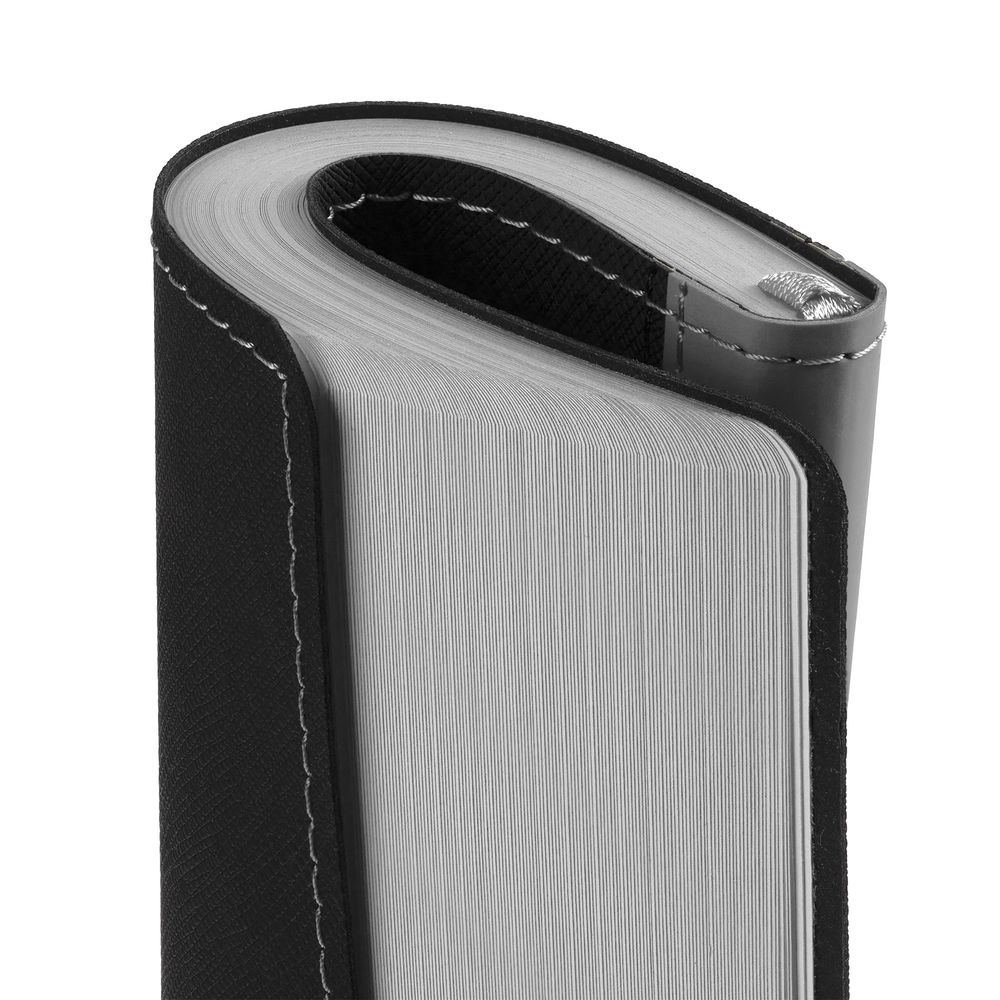 Ежедневник Nice Twice, недатированный, черный с серым / Миниатюра WWW (1000)