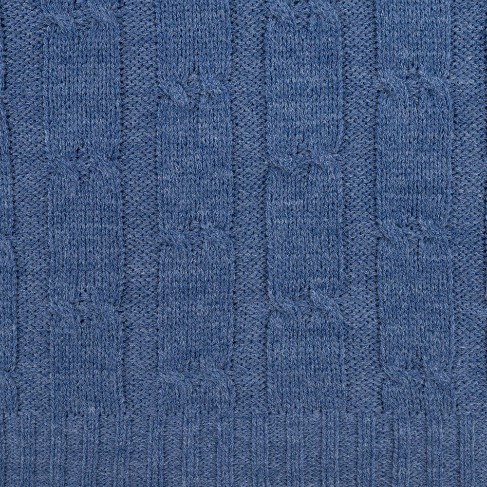 Плед Trenza, синий / Миниатюра WWW (1000)