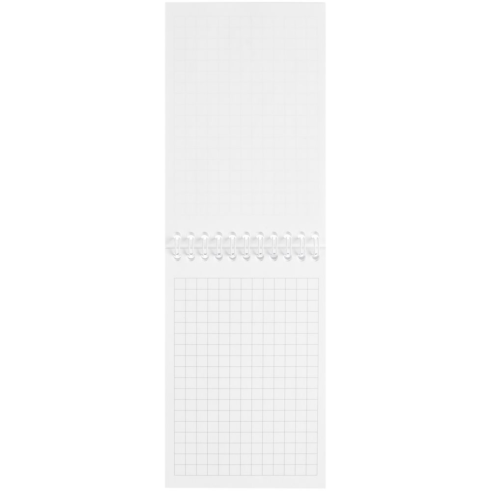 Блокнот Dali Mini в клетку, белый / Миниатюра WWW (1000)