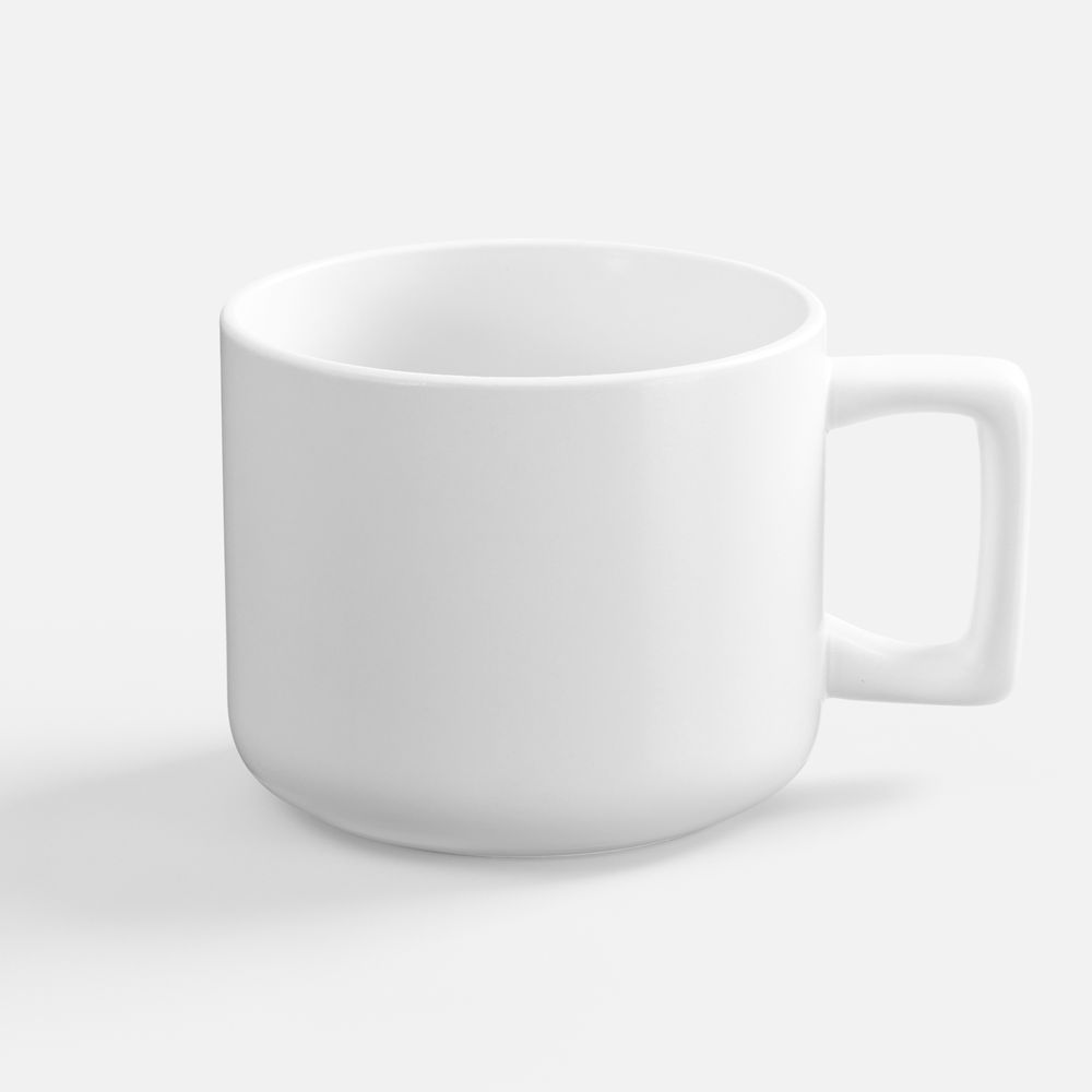 Чашка Jumbo в коробке матовая, белая / Миниатюра WWW (1000)