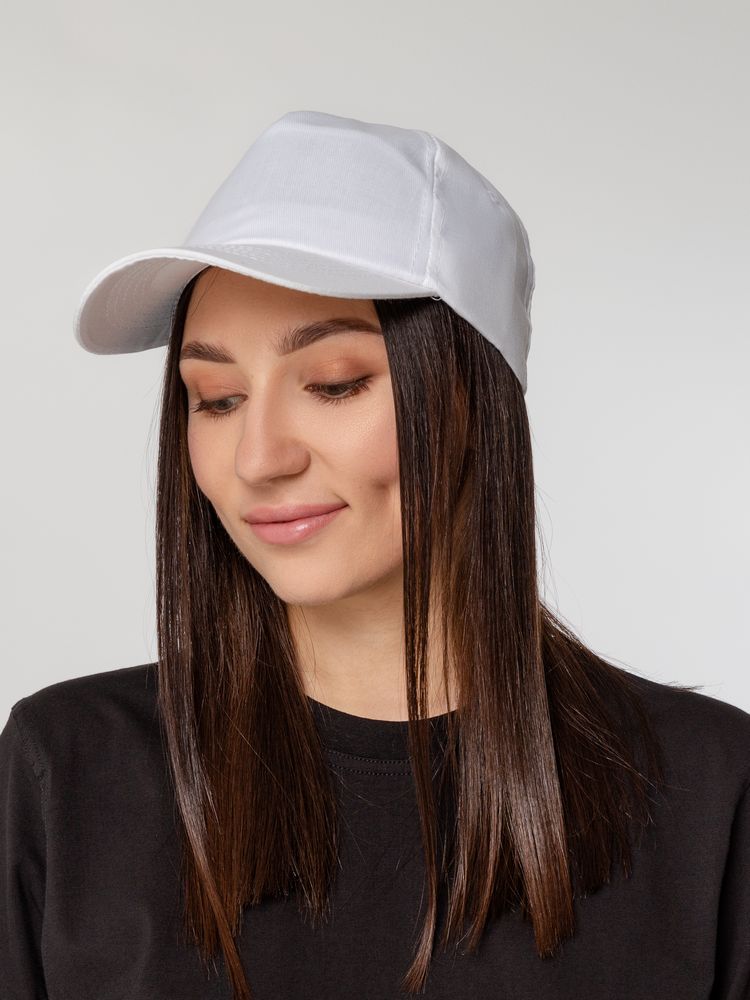 Бейсболка Unit First, белая / Миниатюра WWW (1000)