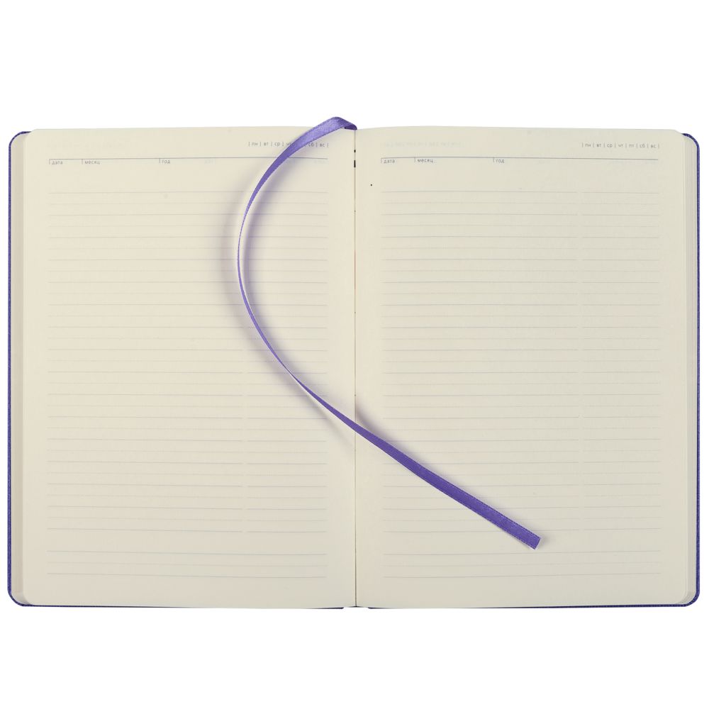 Ежедневник Lounge, недатированный, фиолетовый, уценка / Миниатюра WWW (1000)