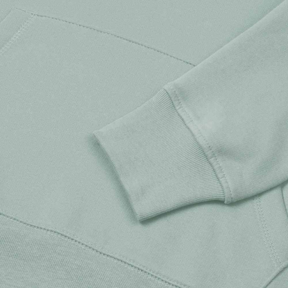 Толстовка с капюшоном унисекс Hoodie, серо-зеленая / Миниатюра WWW (1000)