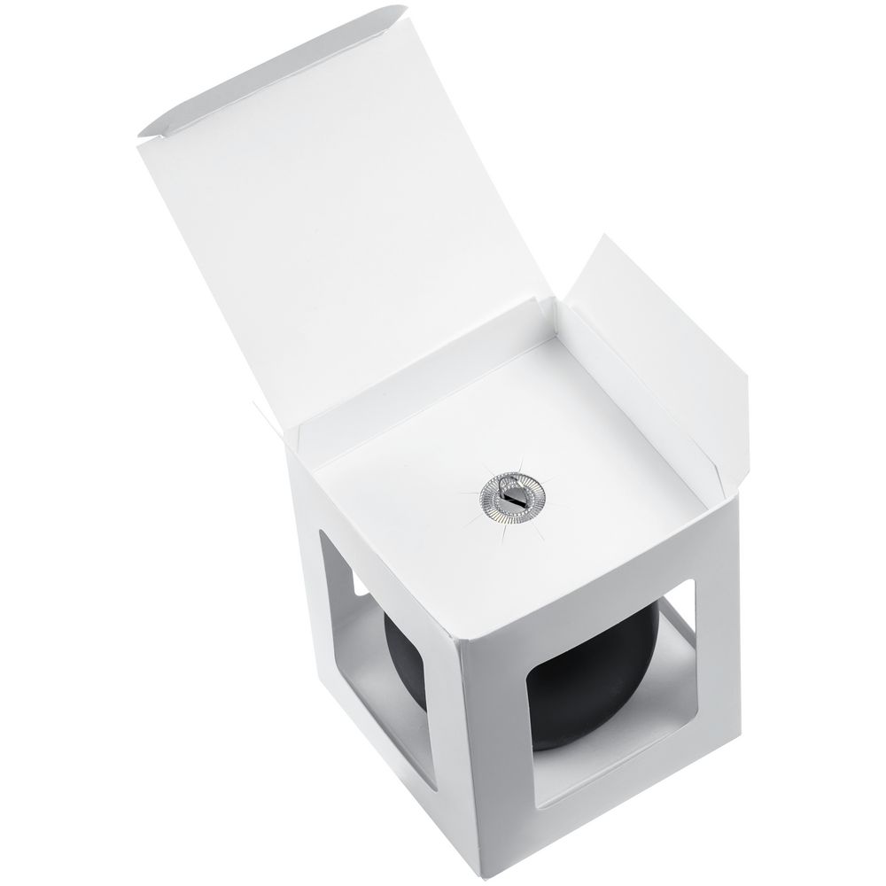 Елочный шар Gala Night Matt в коробке, черный, 8 см / Миниатюра WWW (1000)