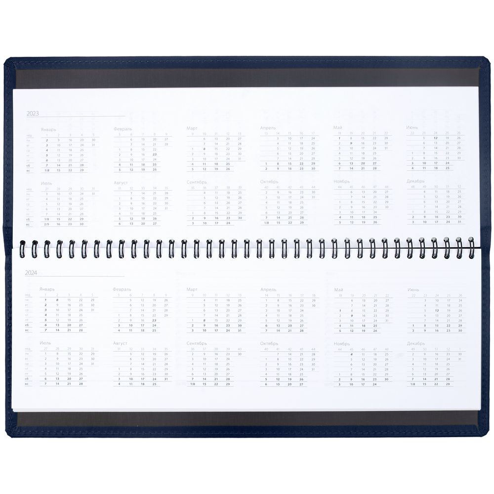 Планинг Latte, недатированный, синий / Миниатюра WWW (1000)