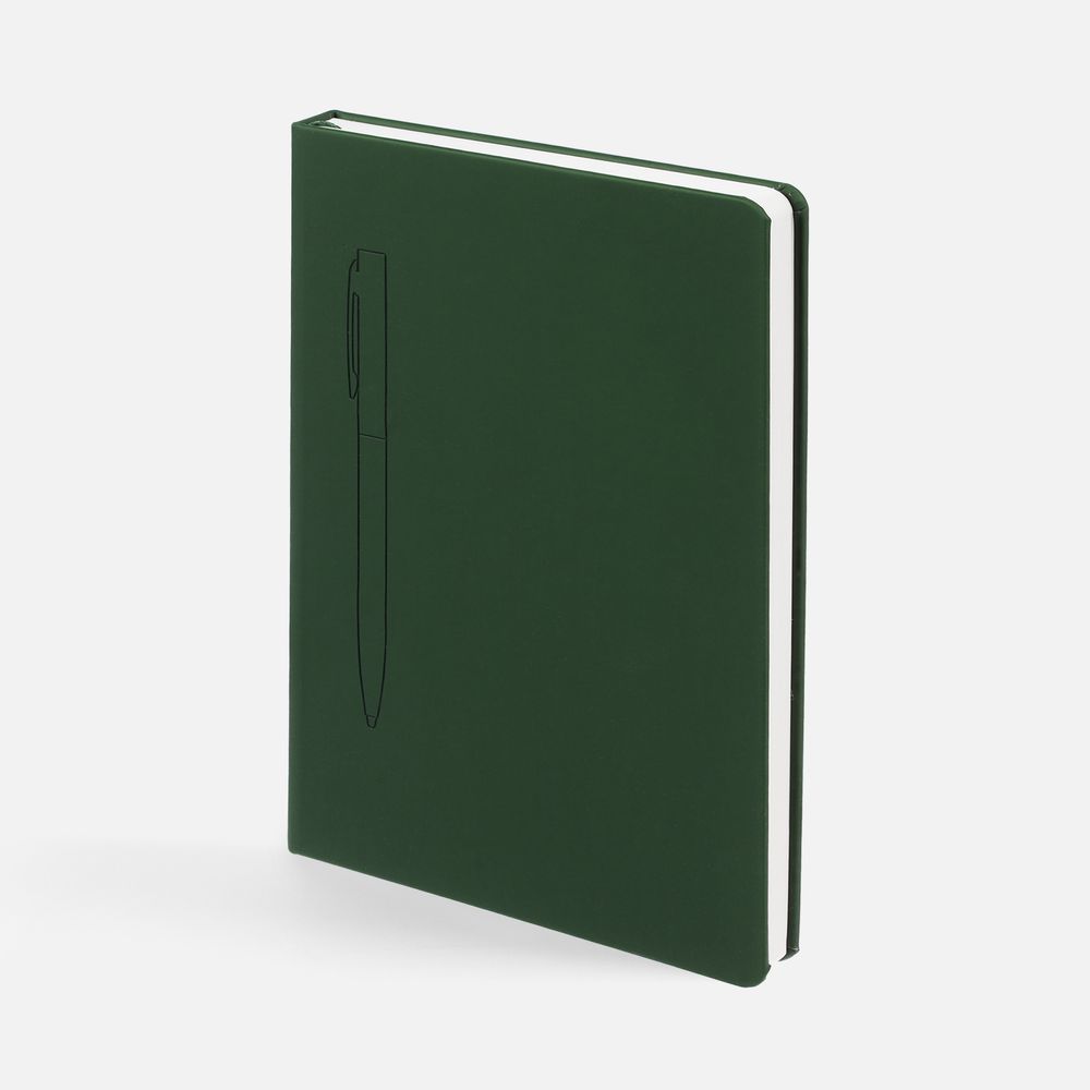 Ежедневник Magnet Shall с ручкой, зеленый / Миниатюра WWW (1000)