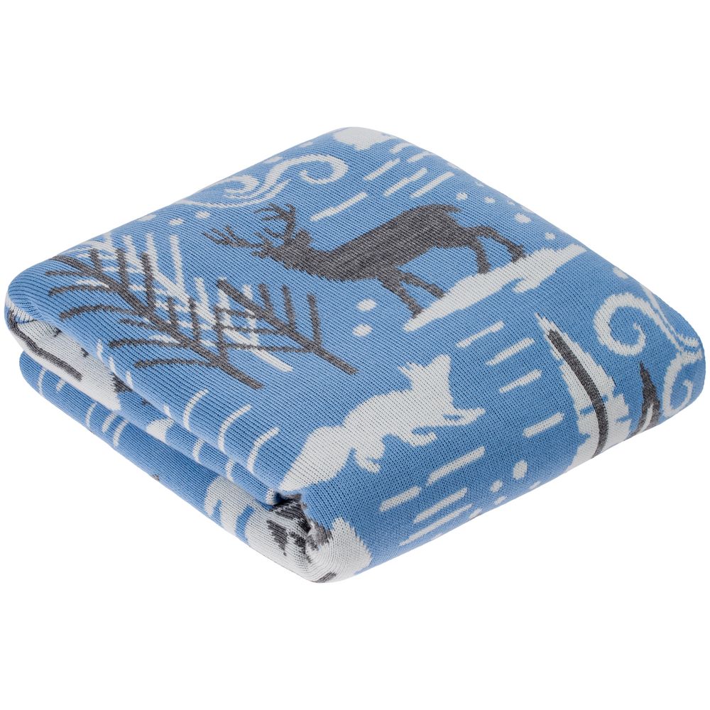 Плед Sever, голубой / Миниатюра WWW (1000)