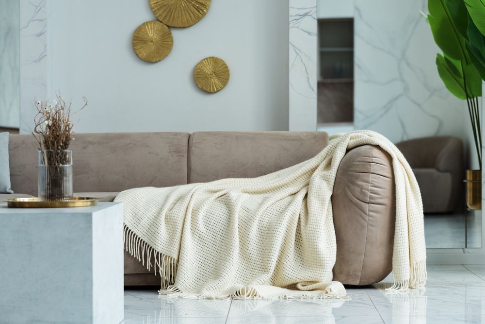 Плед Онега XL, бежевый / Миниатюра WWW (1000)