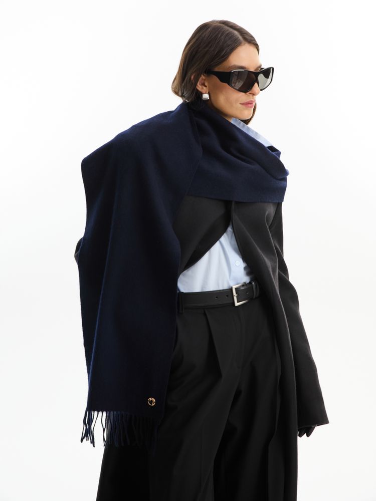 Шарф Graceful, синий / Миниатюра WWW (1000)