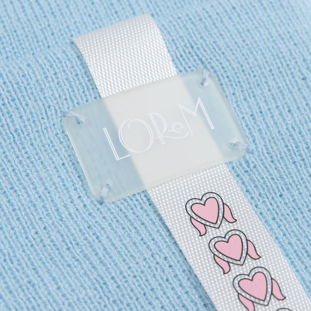 Лейбл из ПВХ Kreta, S, прозрачный / Миниатюра нанесения (1000)