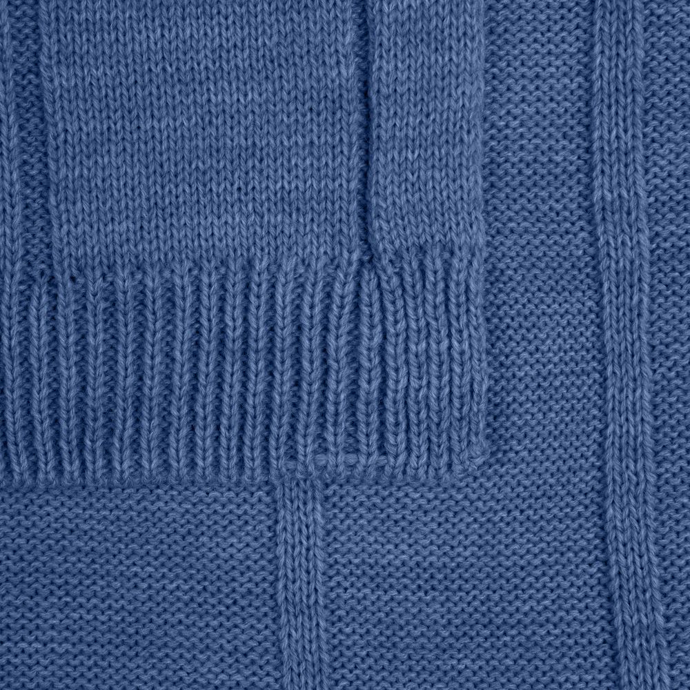 Плед Bambolay, синий (черника) / Миниатюра WWW (1000)