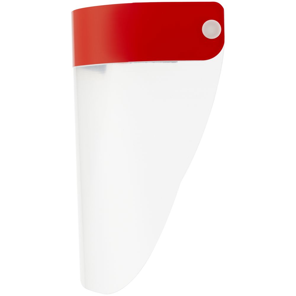 Прозрачный экран для лица Barrier, немедицинский, с красной лентой / Миниатюра WWW (1000)