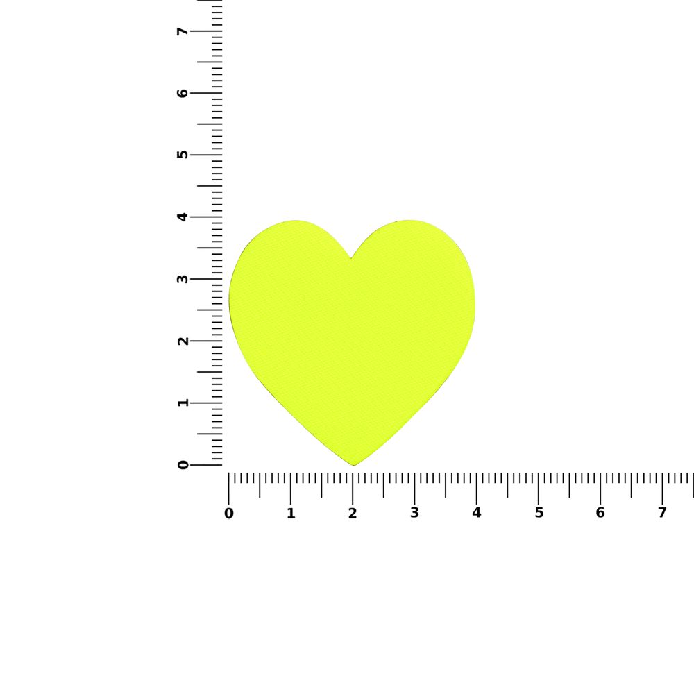 Наклейка тканевая Lunga Сor, M, желтый неон / Миниатюра WWW (1000)