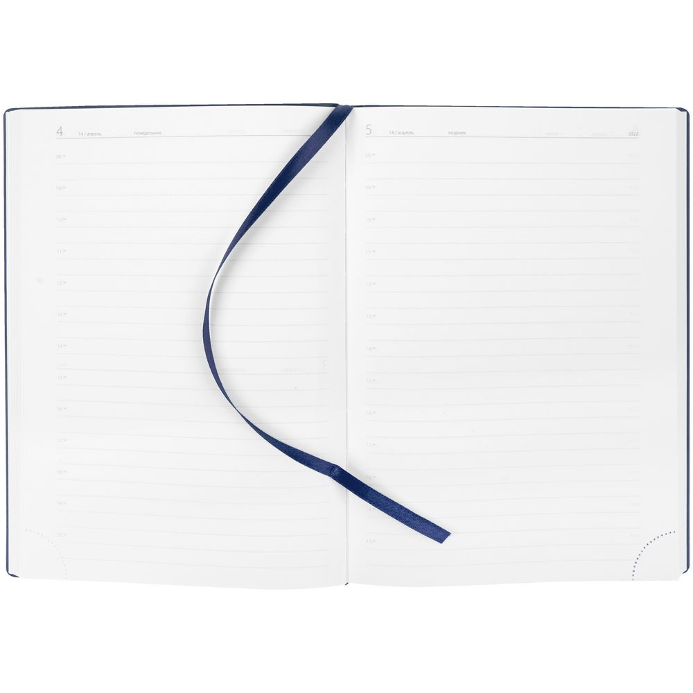 Ежедневник Time, датированный, синий / Миниатюра WWW (1000)