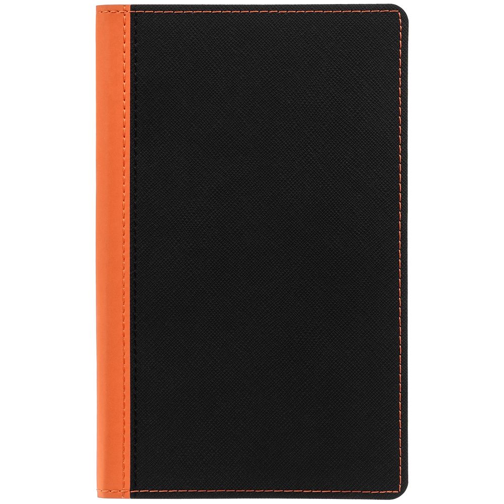 Ежедневник Nice Twice, недатированный, черный с оранжевым / Миниатюра WWW (1000)