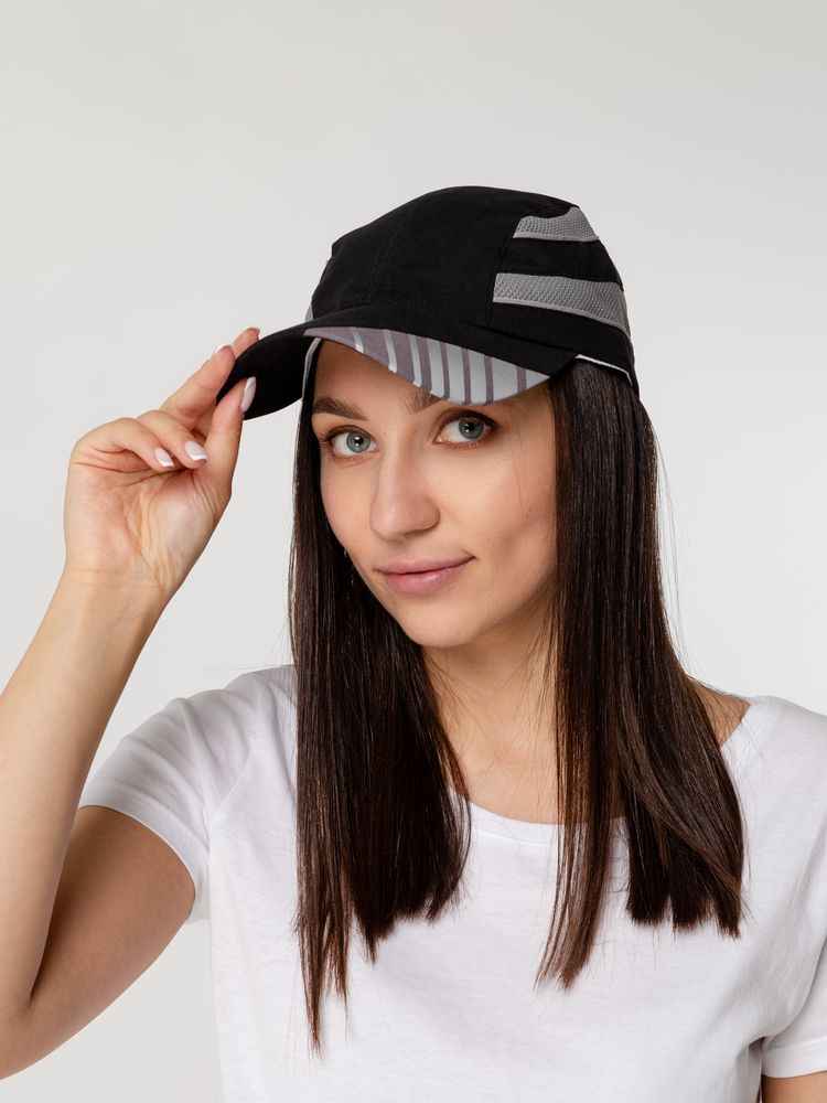 Бейсболка Ben Nevis со светоотражающим элементом, черная / Миниатюра WWW (1000)