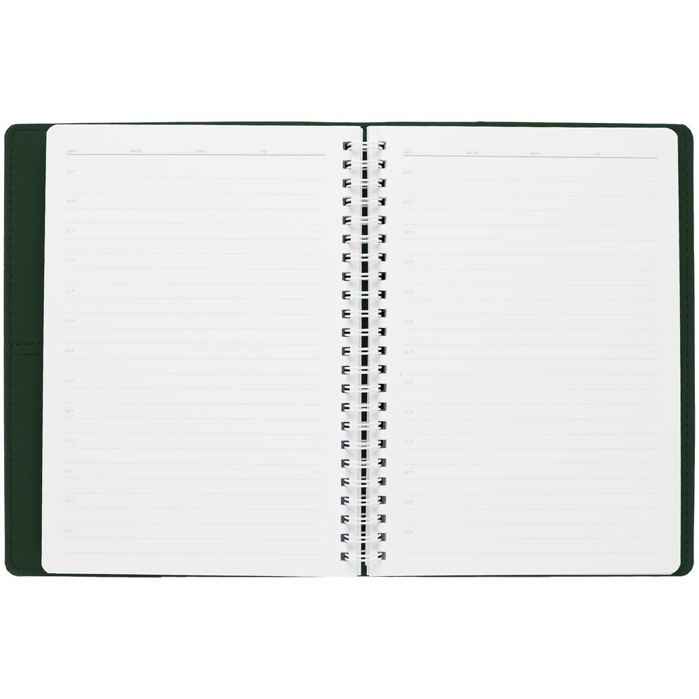 Ежедневник Spring Touch, недатированный, зеленый / Миниатюра WWW (1000)