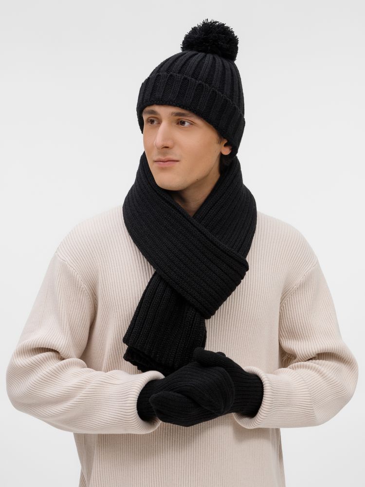 Шапка HappyGo, черная / Миниатюра WWW (1000)