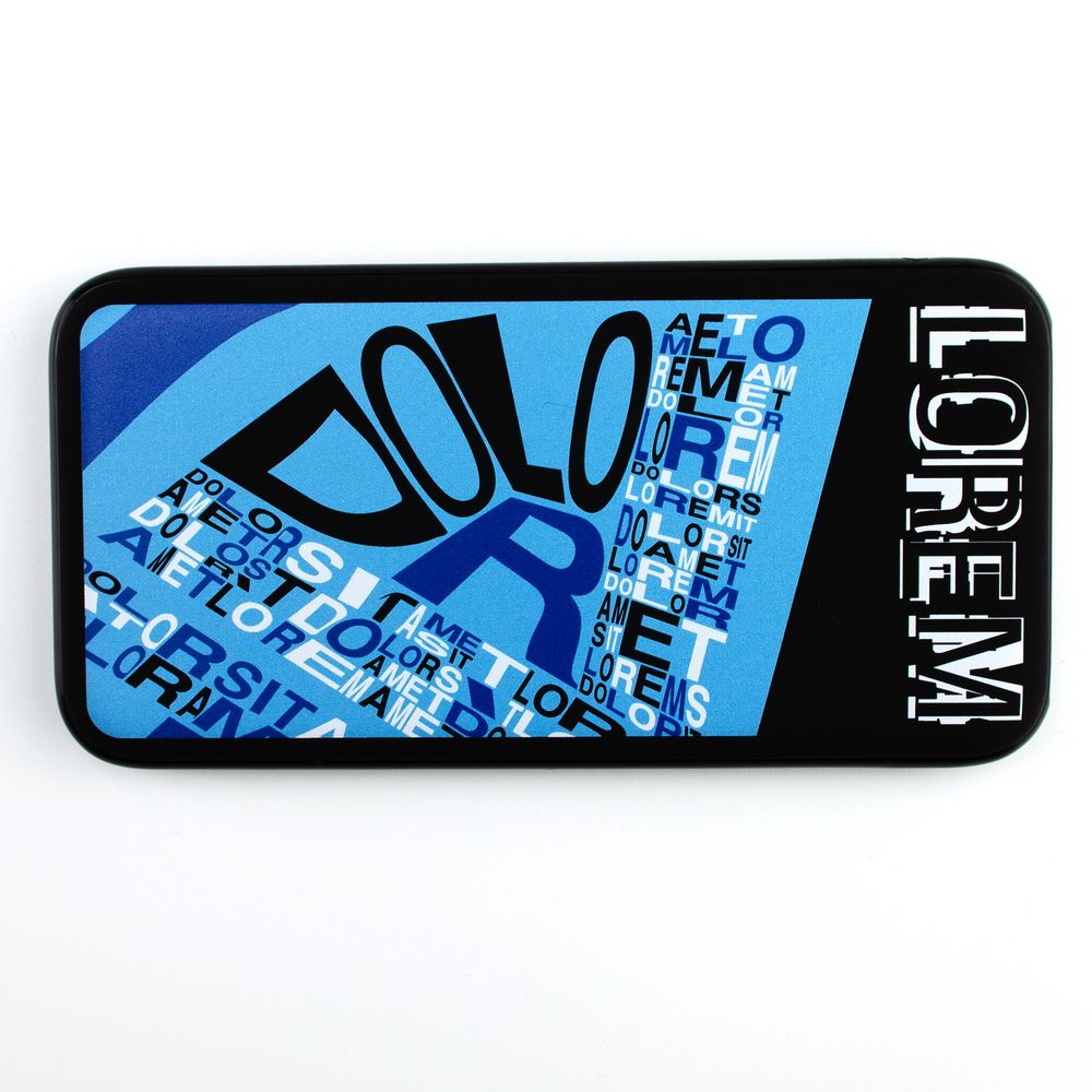 Внешний аккумулятор Uniscend All Day Compact 10000 мAч, черный / Миниатюра нанесения (1000)