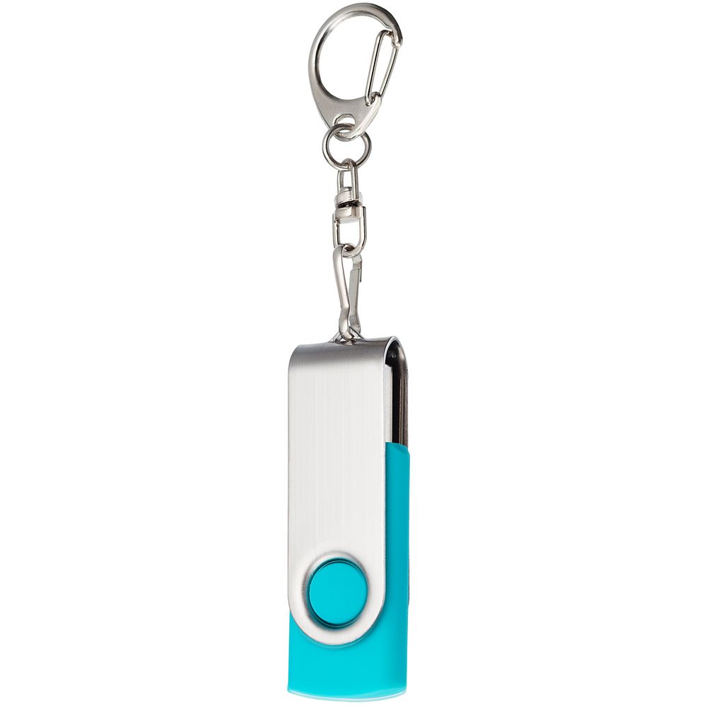 Флешка Twist, бирюзовая, 8 Гб / Миниатюра WWW (1000)