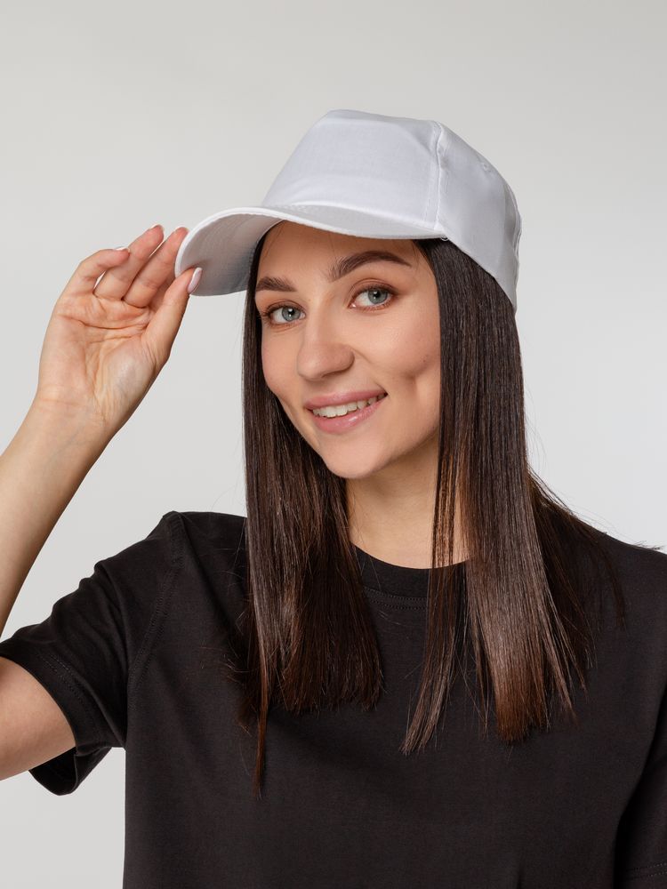 Бейсболка Unit First, белая / Миниатюра WWW (1000)