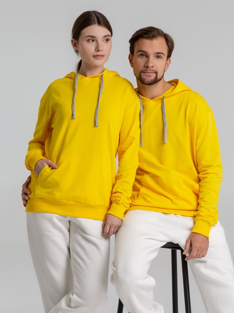 Толстовка с капюшоном Unit Kirenga, желтая / Миниатюра WWW (1000)