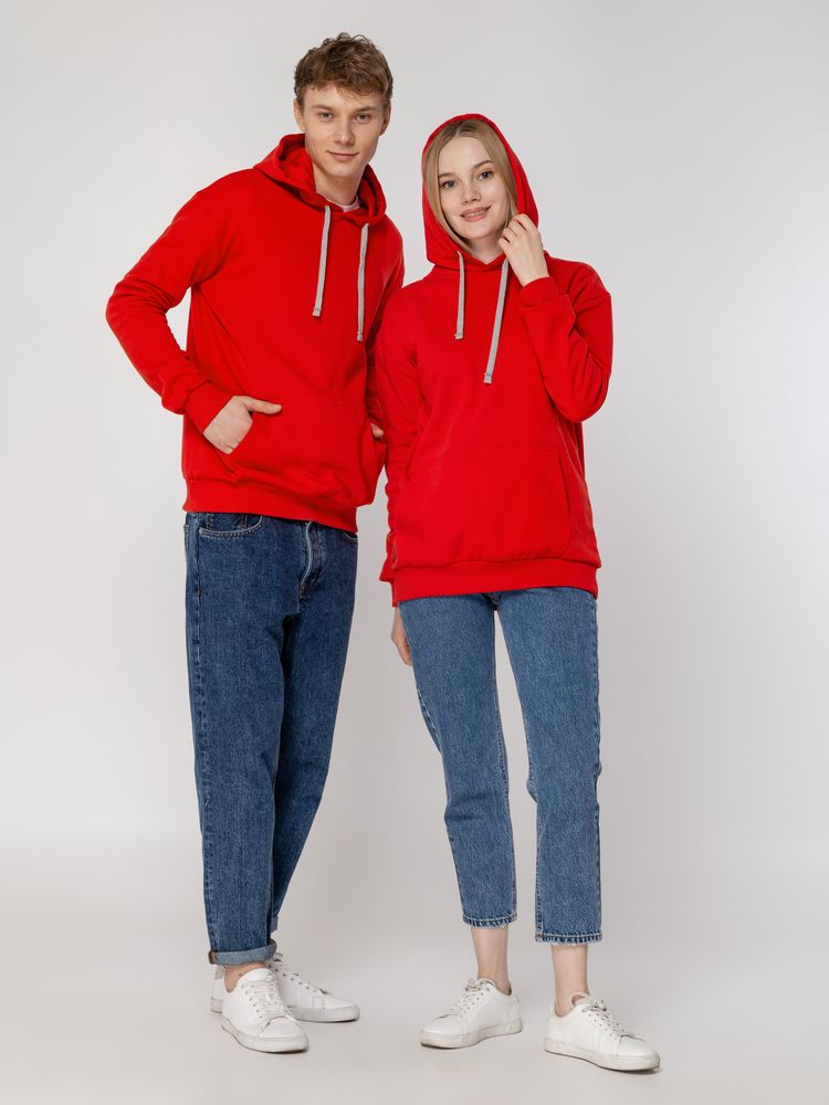 Толстовка с капюшоном Unit Kirenga Heavy, красная / Миниатюра WWW (1000)