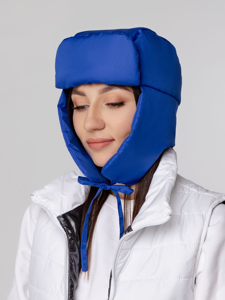 Шапка-ушанка Shelter, ярко-синяя / Миниатюра WWW (1000)