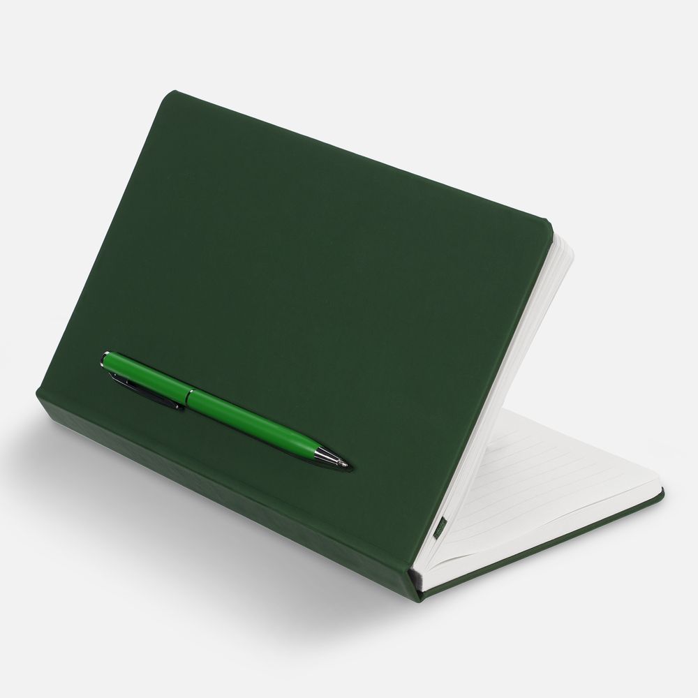 Ежедневник Magnet Shall с ручкой, зеленый / Миниатюра WWW (1000)