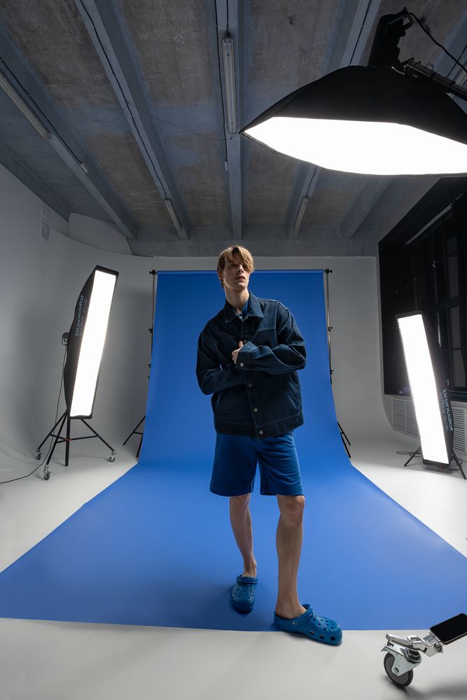 Куртка джинсовая O1, темно-синяя / Миниатюра WWW (1000)