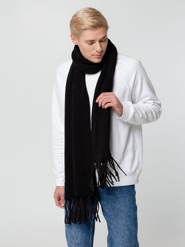 Шарф Flette, черный / Миниатюра WWW (1000)